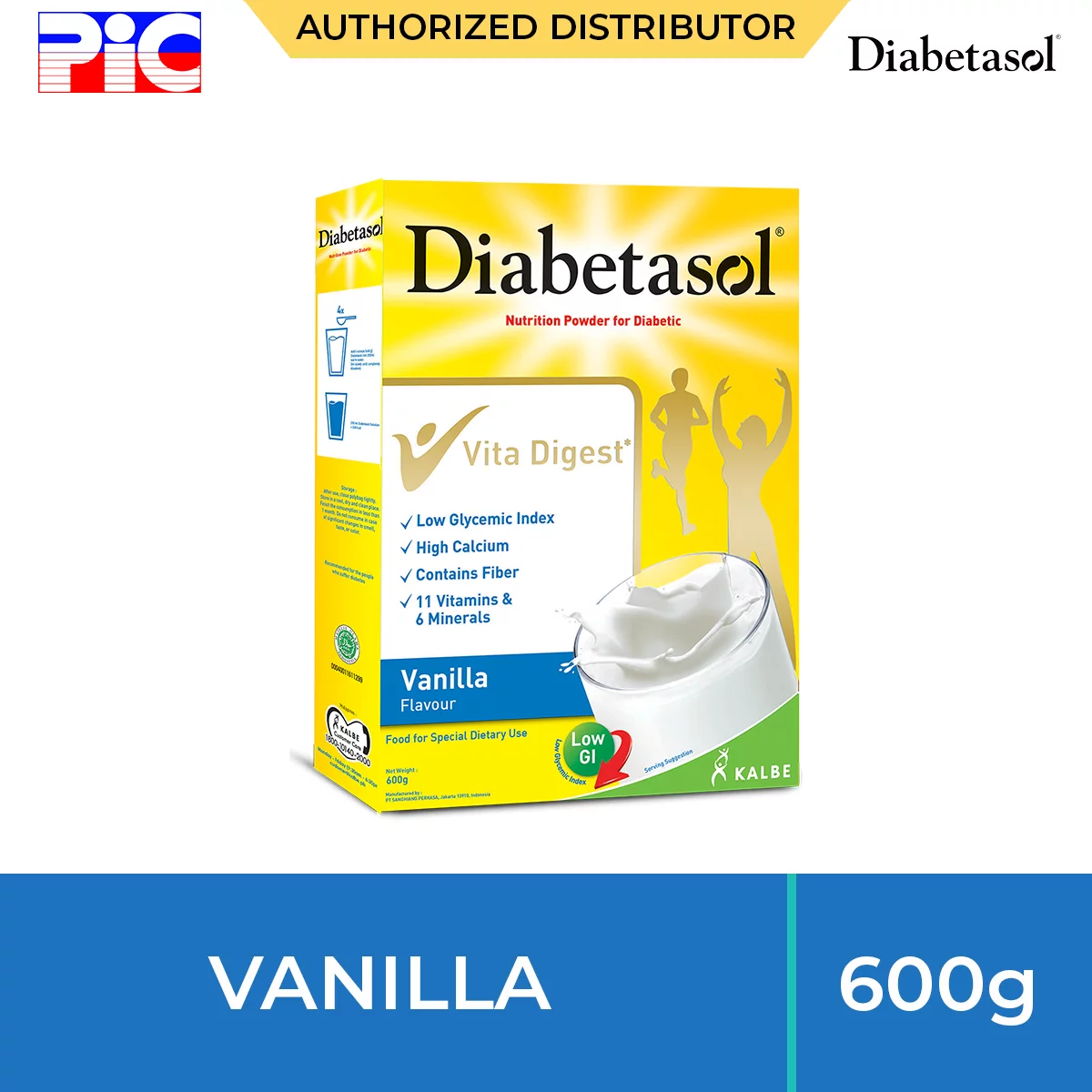 Diabetasol - Vanilla 600g