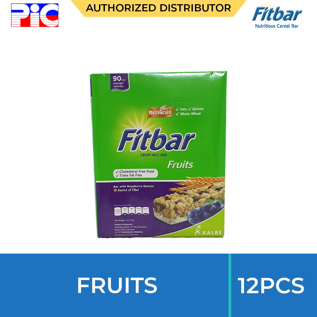 Fitbar - Fruits 12pcs