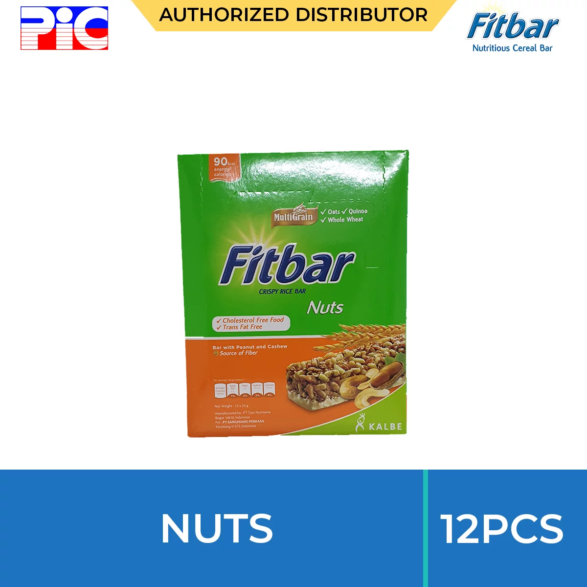 Fitbar - Nuts 12pcs