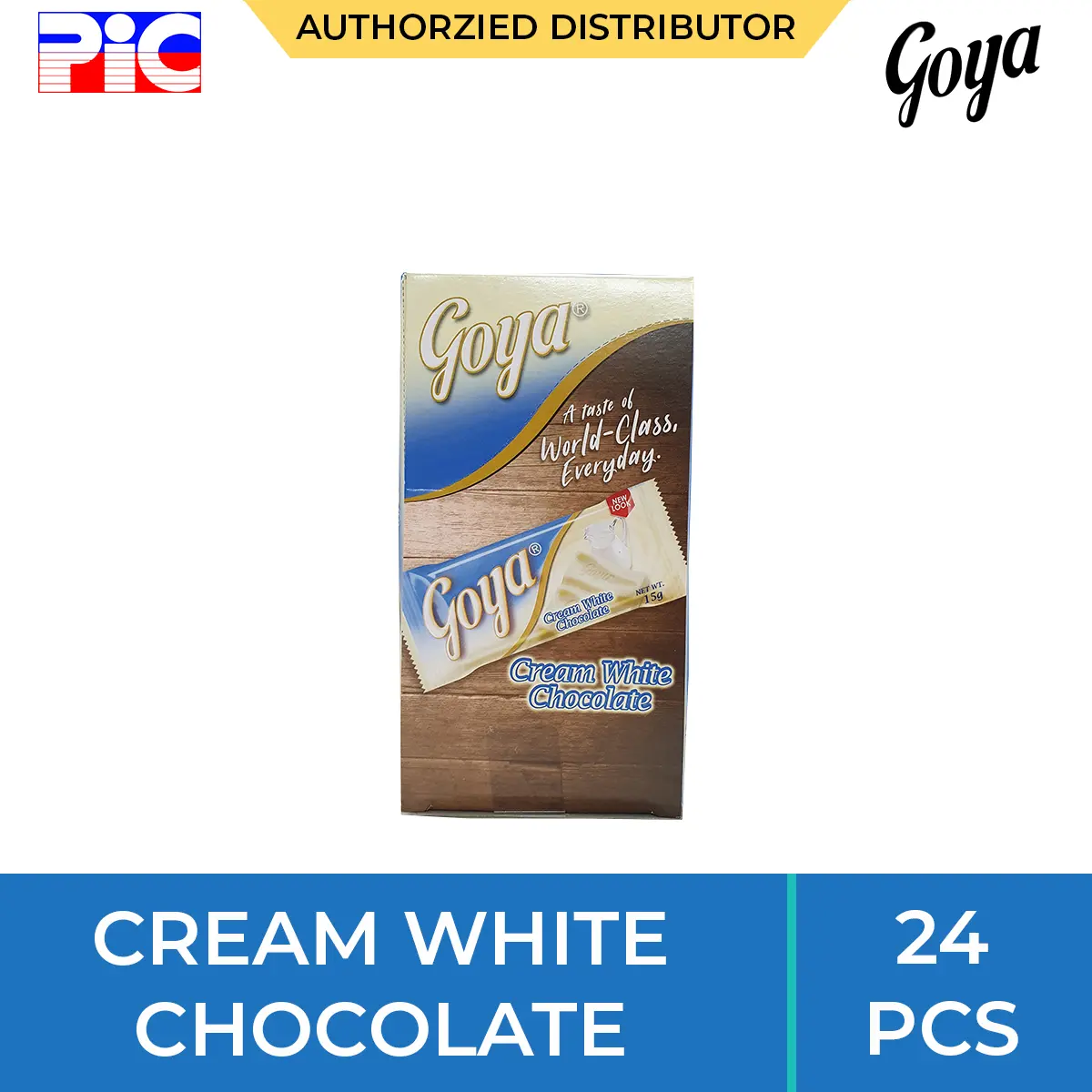Goya Bar 15g - Cream White Chocolate Goya Bar 15g - Cream White Chocolate