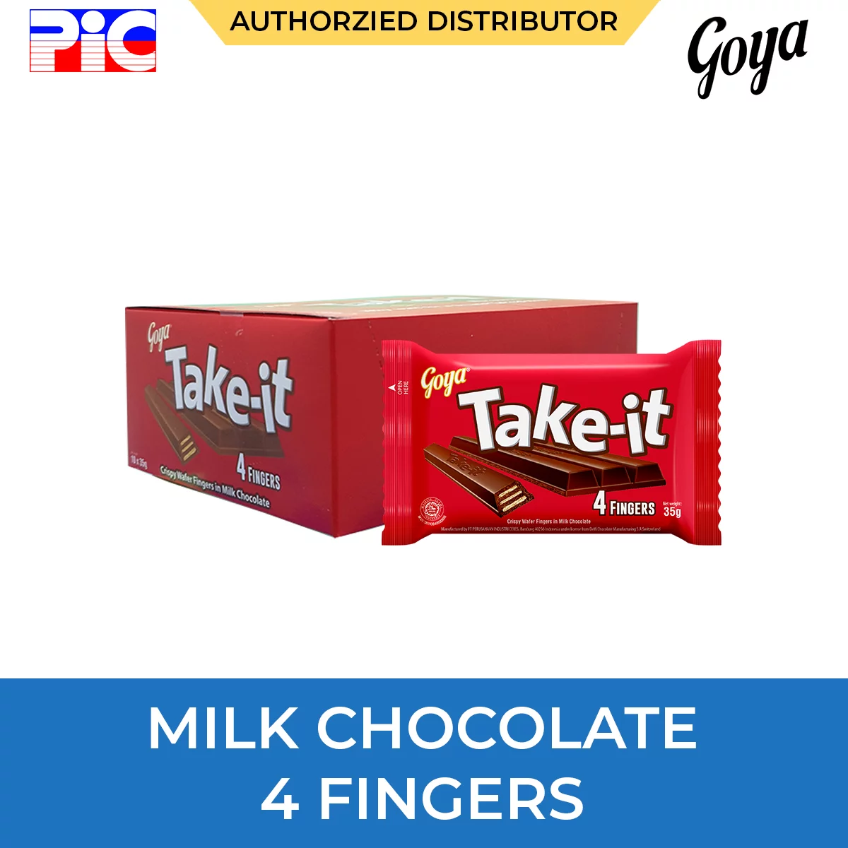Goya Take-It - 4 Fingers Milk Chocolate Goya Take-It - 4 Fingers Milk Chocolate