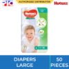 Huggies Natural Soft Diapers - L 50s