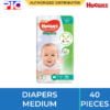Huggies Natural Soft Diapers - M 40s