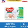 Huggies Natural Soft Diapers - NB 24s