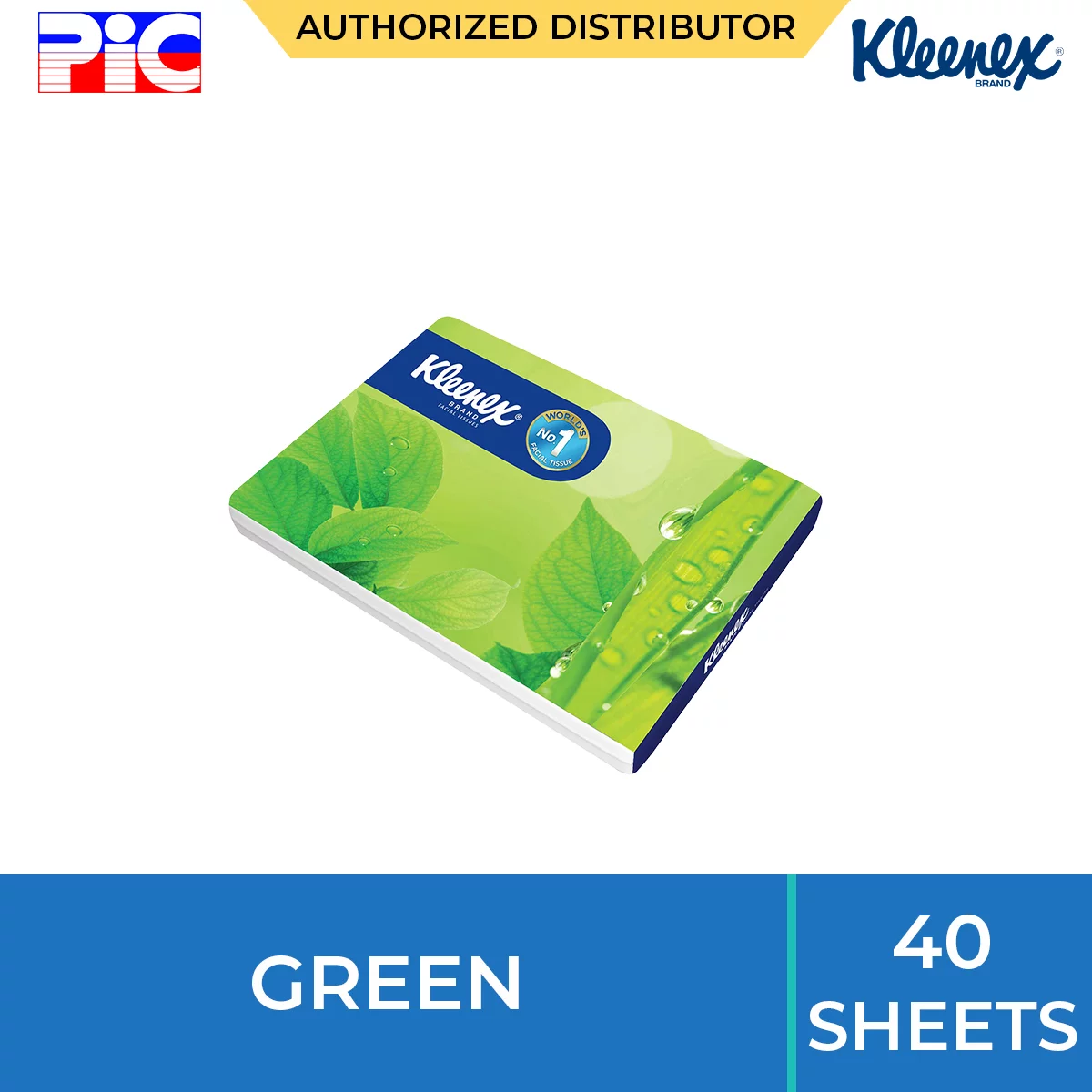 Kleenex Travellers 40s - Green Kleenex Travellers 40s - Green
