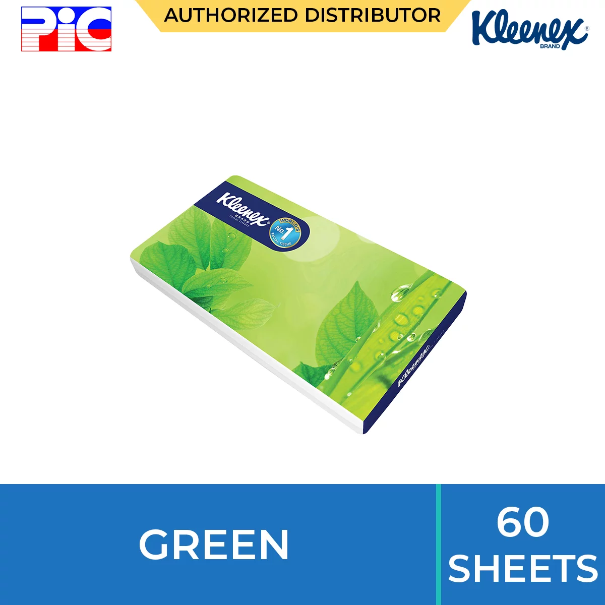 Kleenex Travellers 60s - Green Kleenex Travellers 60s - Green