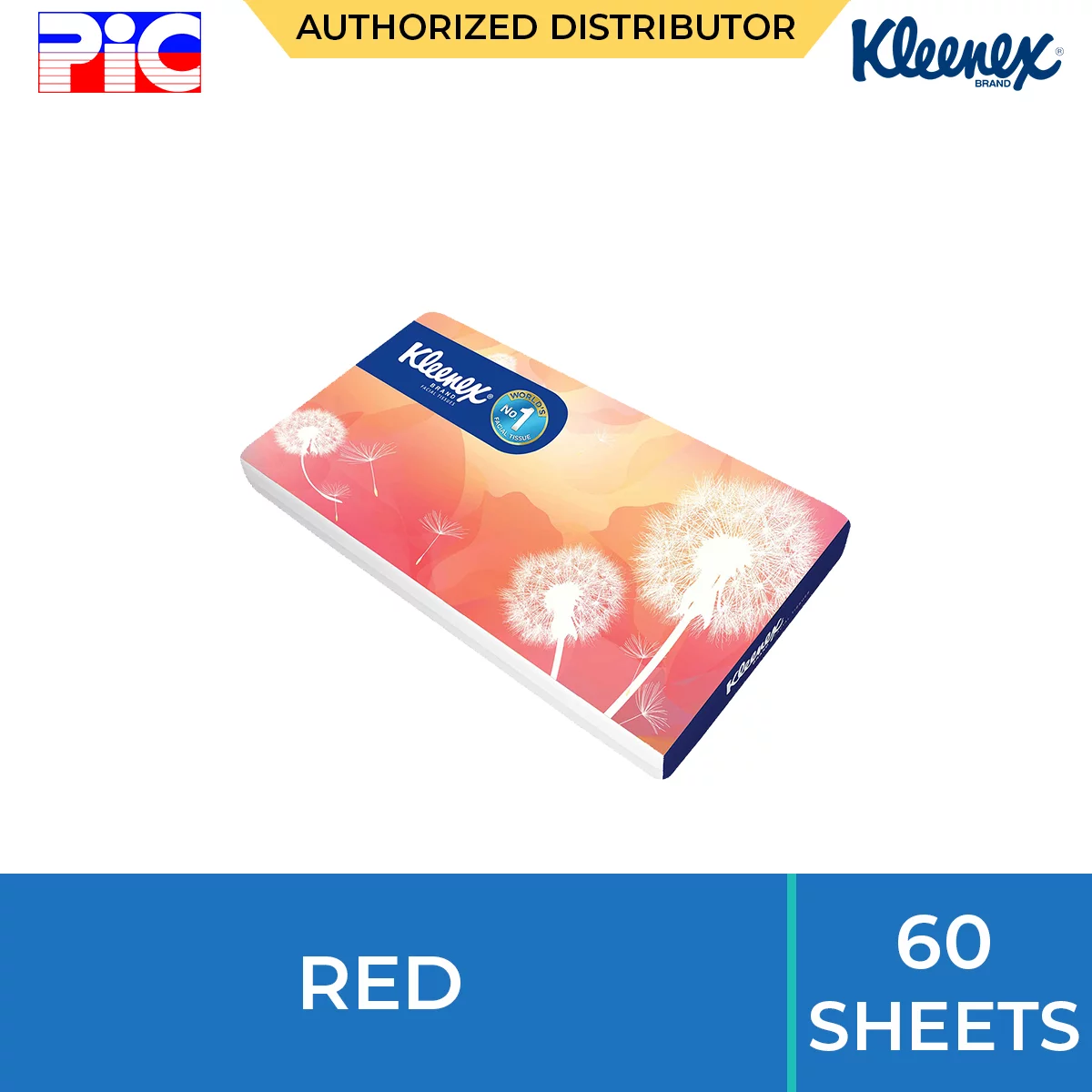 Kleenex Travellers 60s - Red Kleenex Travellers 60s - Red