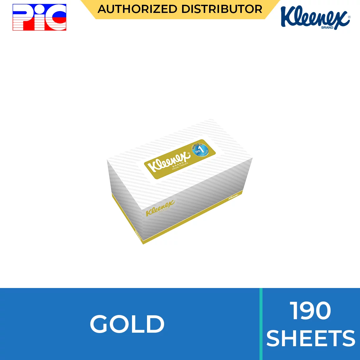 Kleenex Unscented 190s - Gold Kleenex Unscented 190s - Gold