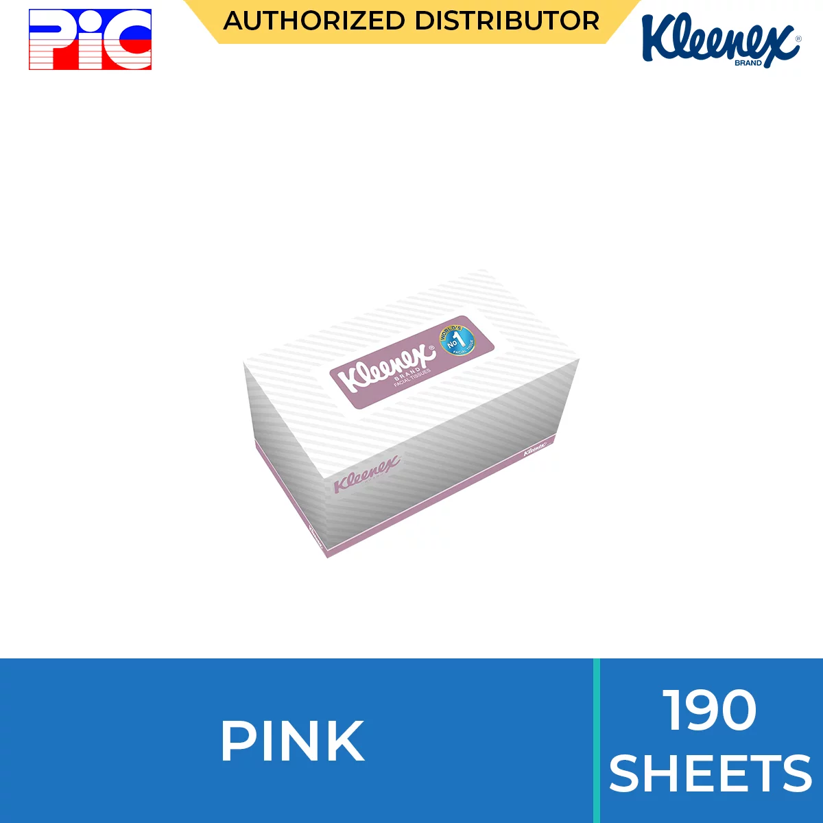 Kleenex Unscented 190s - Pink Kleenex Unscented 190s - Pink