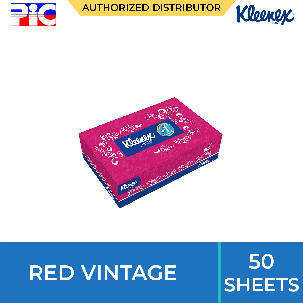 Kleenex Unscented 50s - Red Vintage Kleenex Unscented 50s - Red Vintage
