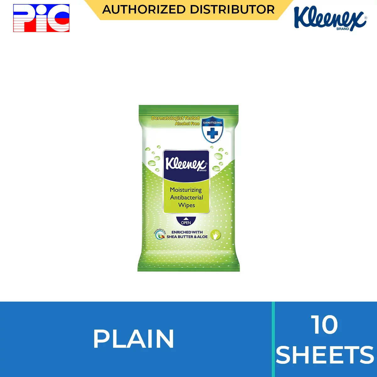 Kleenex Wet Wipes - Plain 10 Sheets