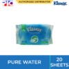 Kleenex Wet Wipes Pure Water 20 Sheets