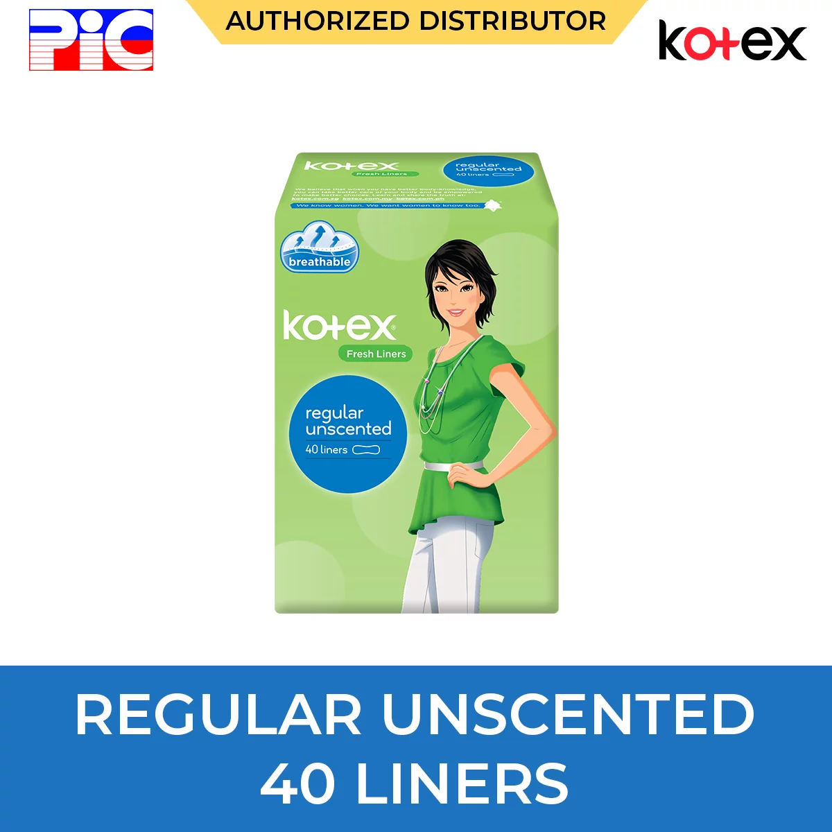 Kotex Fresh Liners - Regular Unscented 40 Liners Kotex Fresh Liners - Regular Unscented 40 Liners