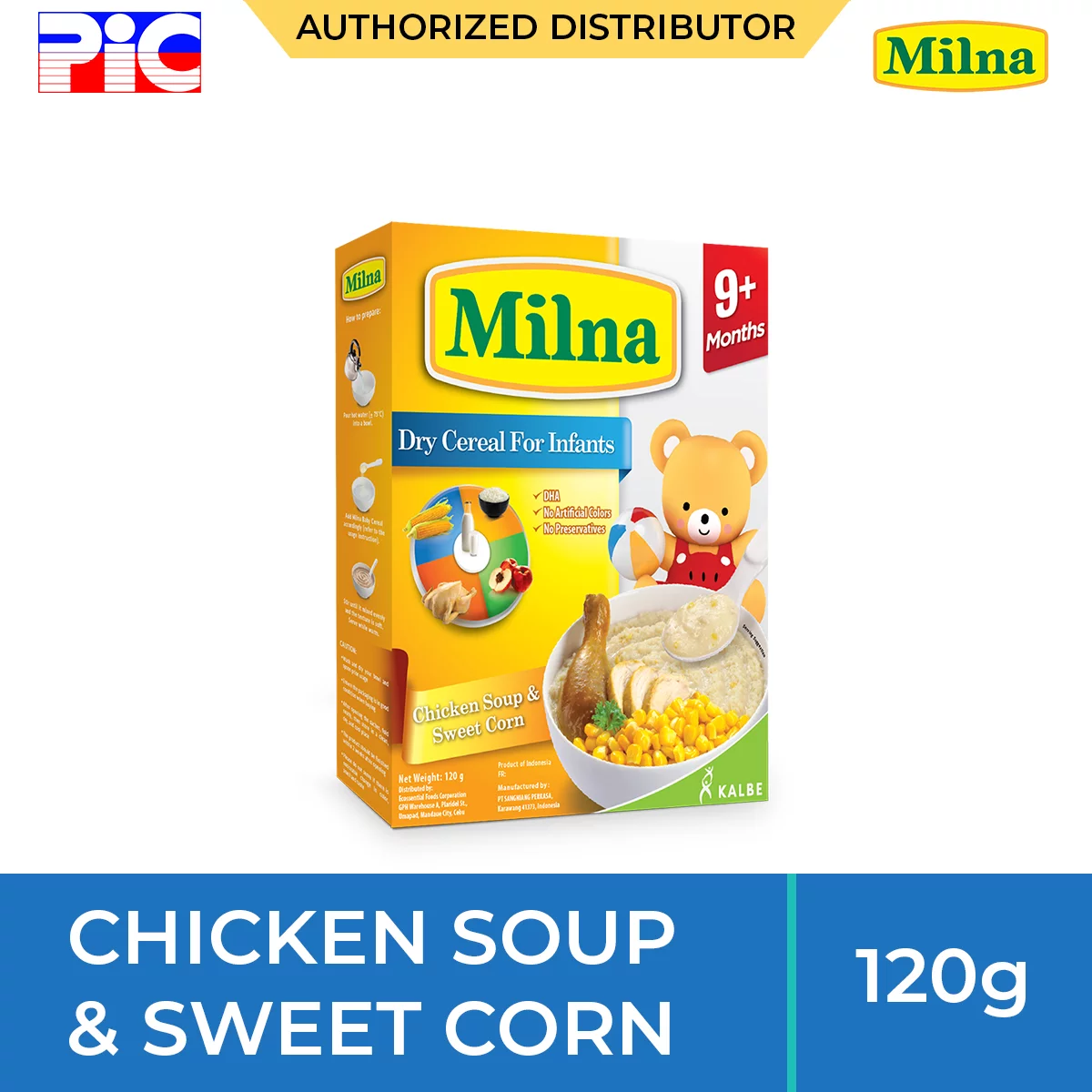 Milna Baby Cereal - Chicken Soup & Sweet Corn