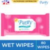 Purity Wet Wipes - Pink 80 Scented Wipes